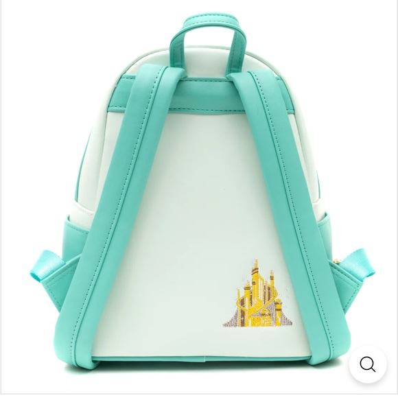 New Loungefly Disney The Little Mermaid Sequin and Pearls Mini Backpack - Picture 3 of 5